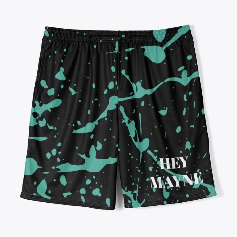 "SPLATTER" Jersey Shorts